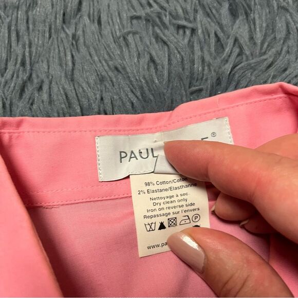 Paul & Joe Pink Safari Style Button Down Shirt Size M - Picture 3 of 6